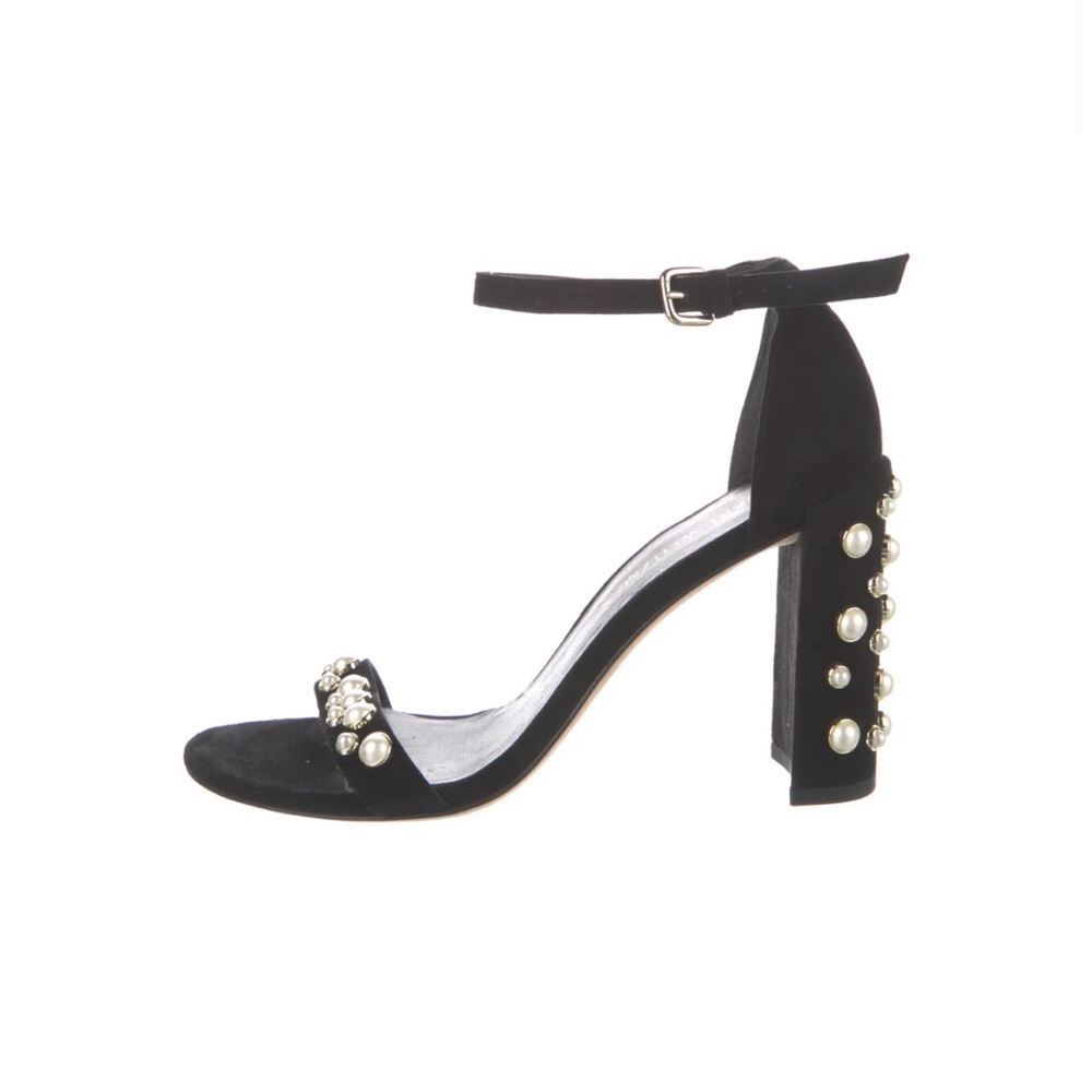 Stuart Weitzman Pearl Block Heel 8.5